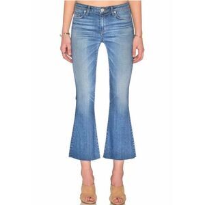 NWT HUDSON MIA MIDRISE CROP FLARE JEANS